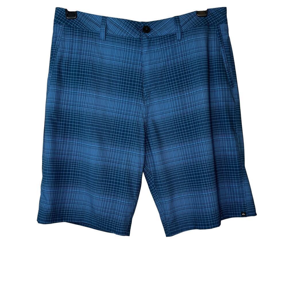 QUIKSILVER 10" Hybrid Shorts 21.5" Outseam in Blue Men's 34" Waist